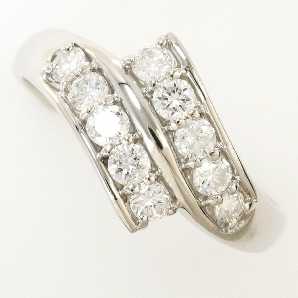 PT900 Platinum Ring with 0.50ct Diamond, Certificate of Authenticity, Total W...